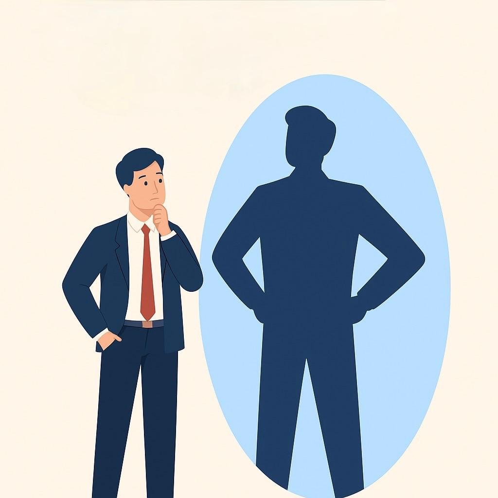 Persona con dudas representando el síndrome del impostor y la baja autoestima